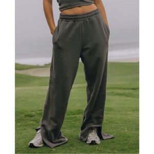 Daily Drills Wide Leg Pants in Vintage Black